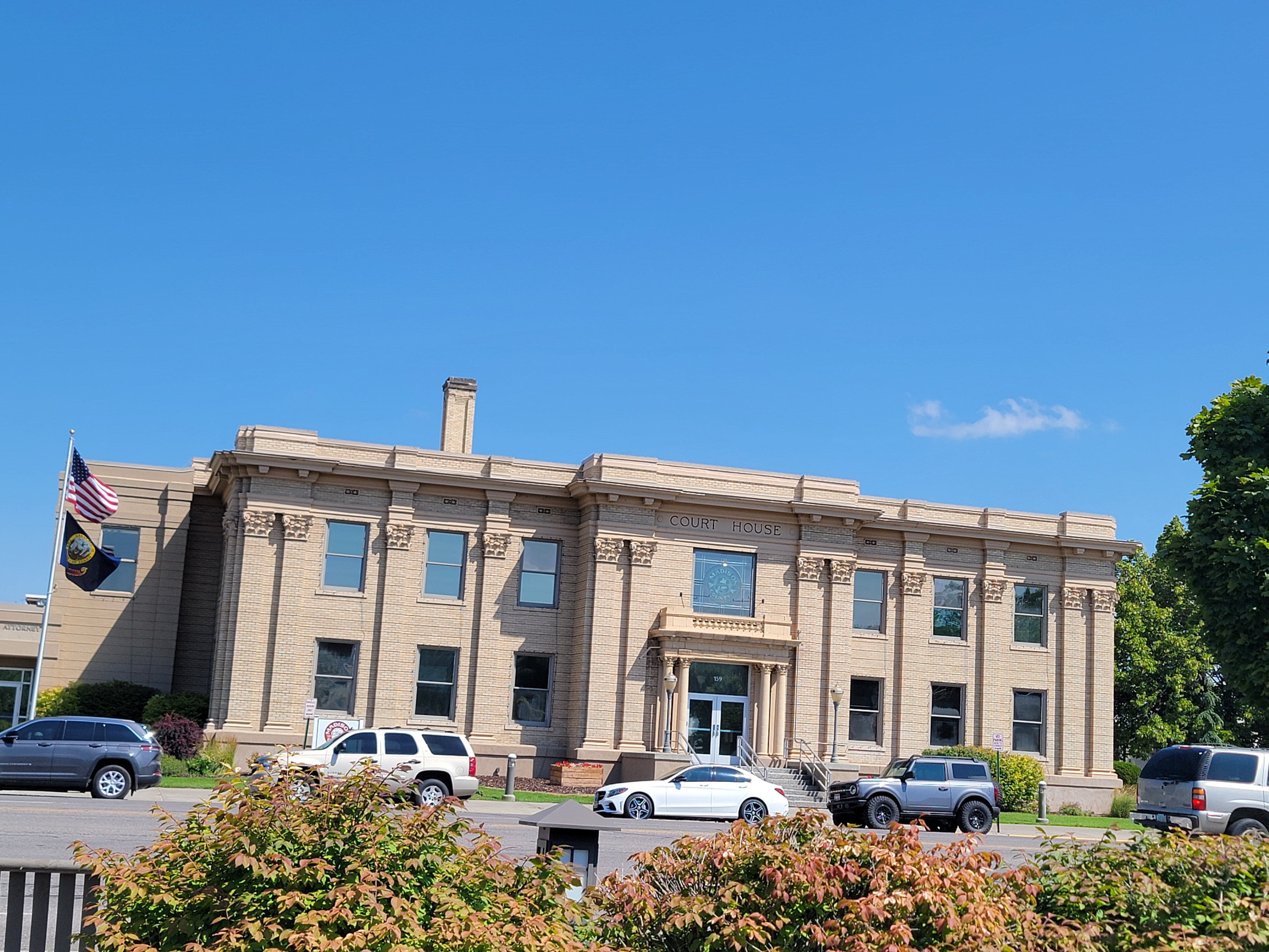  The county was created in 1913 and Rexburg was selected as the county seat.